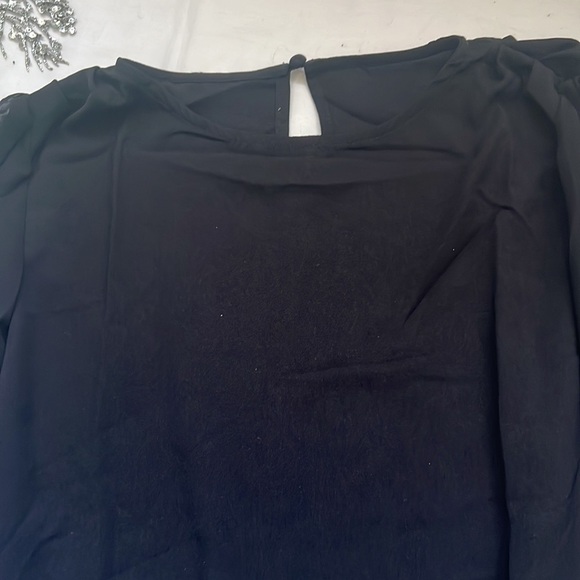 ⭐️casual Fashion Solid Chiffon Lantern Sleeves Loose Fitting Blouse⭐️ - Picture 6 of 8